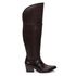 BOTA TEXANA OVER FEMININA COURO CAFÉ