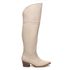 BOTA TEXANA OVER FEMININA COURO OFF WHITE 