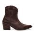 BOTA FEMININA WESTERN CANO BAIXO COURO CAFÉ