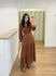 Vestido Manu Marrom