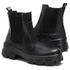 Bota Coturno Feminino com Elástico Ajustável Lateral Solado Robusto