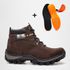 Bota Adventure Eagle Masculina em Couro- Café