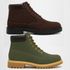 2 Botinas Arizona Masculina Couro Nobuck - Oliva + Café