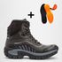 Bota Masculina Adventure Canyon em Couro Legítimo Biqueira Reforçada - Preto