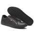 Sapatênis Masculino All Black com Elástico Couro Vegano - Preto