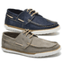 Kit 2 Pares Dockside Masculino Confort Couro Legítimo - Azul e Cinza