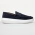 Mocassim Masculino Sola Alta Macio Loafer Derby - Azul