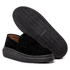 Mocassim Masculino Sola Alta Macio Loafer Derby - Preto/Preto