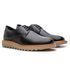 Sapato Loafer Tratorado Masculino Couro Ecológico - Preto