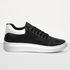 Tenis Masculino Casual Branco Sola Alta Oversize Macquen - Preto/Branco