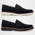Kit 2 Mocassim Masculino Loafer Derby em Camurça - Preto + Azul