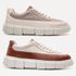 Kit 2 Pares do Tenis Oversized H.Boss Melburk Sneaker Masculino - Cinza/Nude + Caramelo/Nude