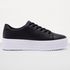 Tênis Feminino Plataforma Sola 4cm - Preto