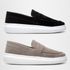 Kit 2 Mocassim Masculino Loafer Derby em Camurça - Preto/Branco + Cinza