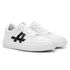 Tenis Masculino Estilo Skatista Casual Modelo Raze - Branco/Preto