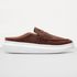 Mule Masculino Sola Alta Loafer Derby em Camurça - Café