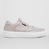 Tenis Masculino Casual Branco Sola Reta - Cinza