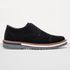 Oxford Masculino Sola Detalhe Loafer Derby em Camurça - Preto