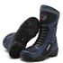 Bota motociclista cano Alto com altura de até 9cm em couro legítimo AS-HEIGHT