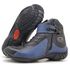 Bota Motociclista Couro Legítimo 271 nas cores preto e azul