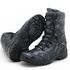 Bota camuflada em couro legítimo na cor cinza 293