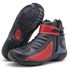 Bota motociclista 271 preto vermelho e azul