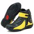 Bota motociclista preto e amarelo em couro na cor da moto 271