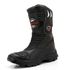 Bota Motociclista Couro Legítimo Preta - 307