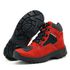 Bota adventure trekking motociclista Atron Shoes na cor Vermelha 245