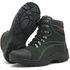 Coturno Adventure Atron Shoes Trekking em couro legítimo na cor verde 244 VALLENCE
