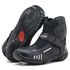 Bota motociclista AS-RACING respirável em couro legítimo na cor preta 406