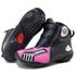 Bota motociclista Atron Shoes AS-HIGHWAY em couro legítimo semi-impermeável emborrachada na cor Pink 407