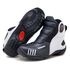 Bota motociclista Atron Shoes AS-HIGHWAY em couro legítimo semi-impermeável emborrachada Com elástico na cor Preto 408