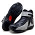 Bota motociclista em couro legítimo semi-impermeável nas cores preto e asfalto 271