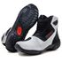 Bota motociclista em couro legítimo AS-SPIRIT semi-impermeável respirável na cor ASFALTO 410