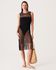 VESTIDO HANNA MIDI MACRAME PRETO 