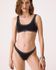 Calcinha Biquini Anne Preto Com Tachas NK