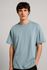 Camiseta Oversized Premium Cinza Masculina – 100% Algodão Visual Moderno