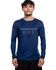 Camisa Manga Longa Masculina Dry Fit Bad Fish Isca Boa - Azul Marinho