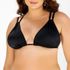 TOP CORTININHA LISO PRETO