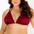 TOP CORTININHA LISO HIBISCO
