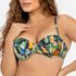 TOP BUSTIE COM BOJO ESTAMPADO CAMALEAO