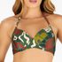 TOP COM BOJO E RECORTE ESTAMPADO ALGAS MATISSE