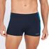 SUNGA BOXER COM ZIPER PRETO COM VERDE PETROLEO
