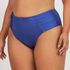 BIQUINI MAX DRAPEE LISO ZERO BARRIGA INDIGO