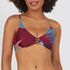 BODY TOP COM BOJO REMOVIVEL ESTAMPADO FOLHAGEM TROPICAL