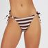 TANGA ARGOLA AMARRADINHA ESTAMPADO CLASSIC STRIPES