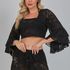 TOP CROPPED LAISE PRETO
