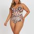 BODY MAIÔ COM BOJO E RECORTE PLUS ESTAMPADO BRASIL POP