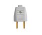 Plugue Macho 2P 10A Cinza Romazi